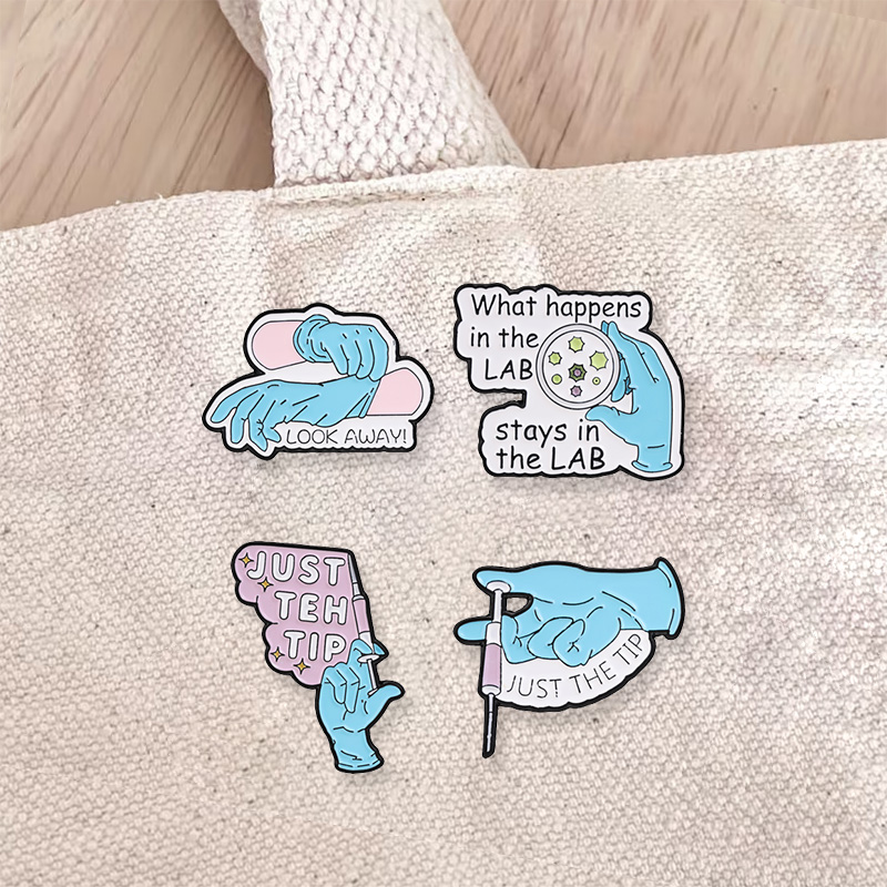 Medical Lab Humor - دبوس مينا بتصميم اقتباس طبي علمي
